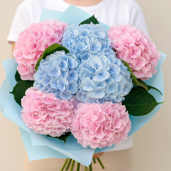 Акция! Букет из 7 гортензий