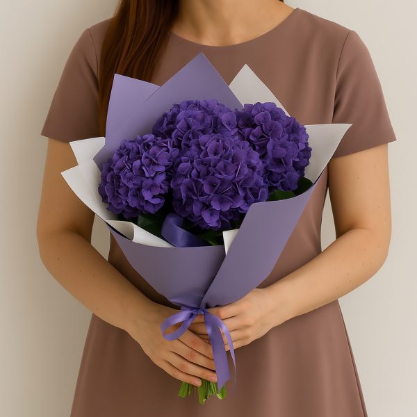 Акция! Букет из 5 гортензий