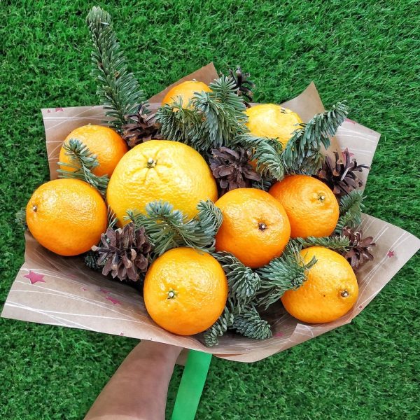 Букет из фруктов "Зимняя мечта"