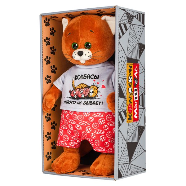 Кот Колбаскин в красных труселях