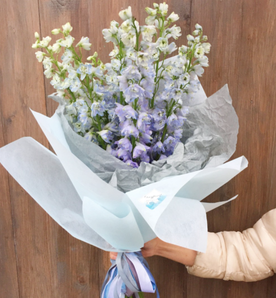Букет из дельфиниума
