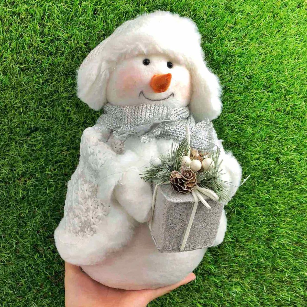 Новогодняя игрушка Снеговик — изображение 1