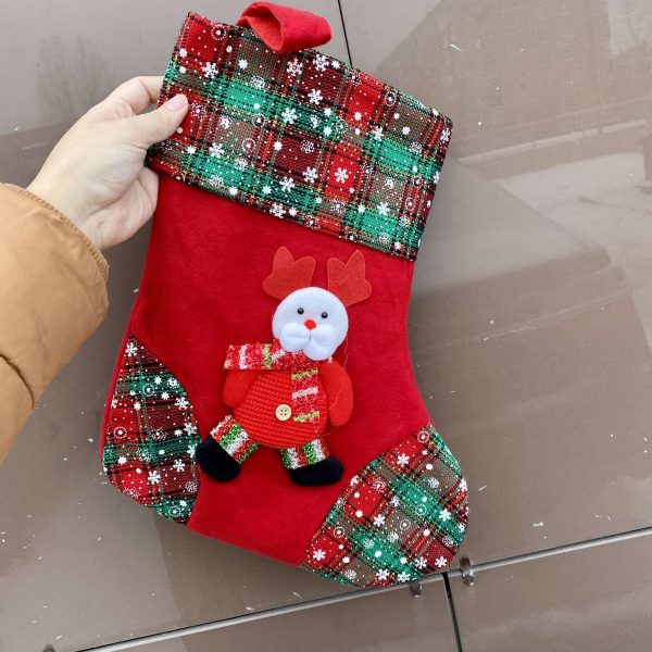 Новогодний сапожок с декором