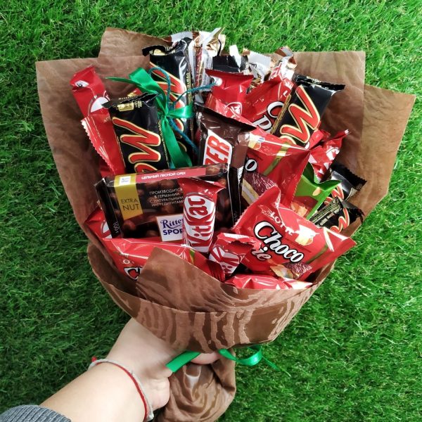 Букет из сладостей "Шоколадный"