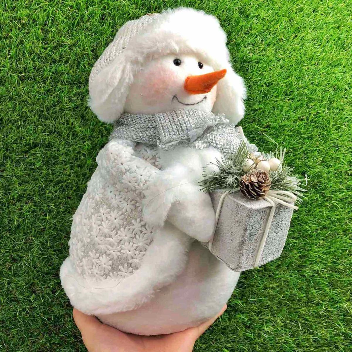 Новогодняя игрушка Снеговик — изображение 2