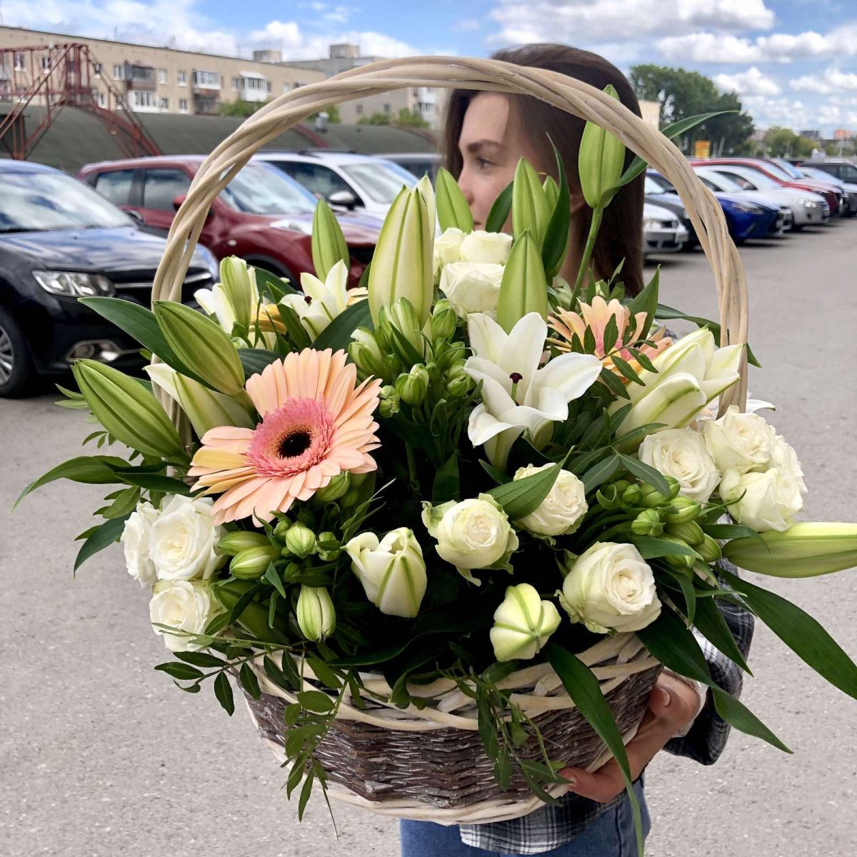 Цветочная корзина Хорошего дня — изображение 1