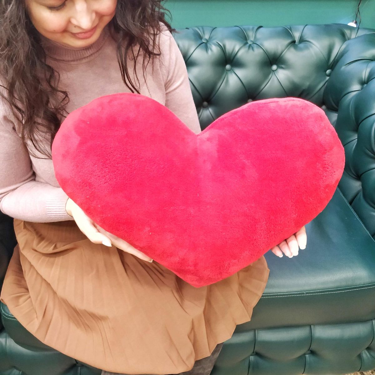 Мягкая игрушка в виде сердца 60 см — изображение 3