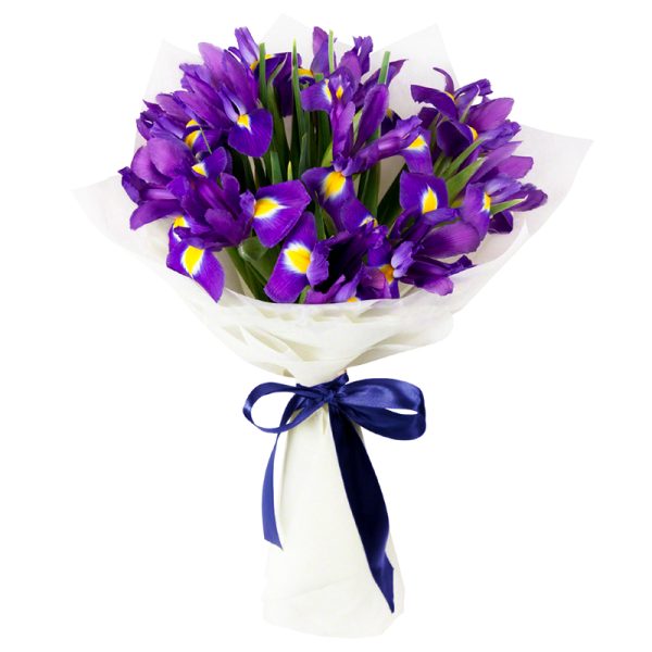Букет из ирисов "Мгновенье"