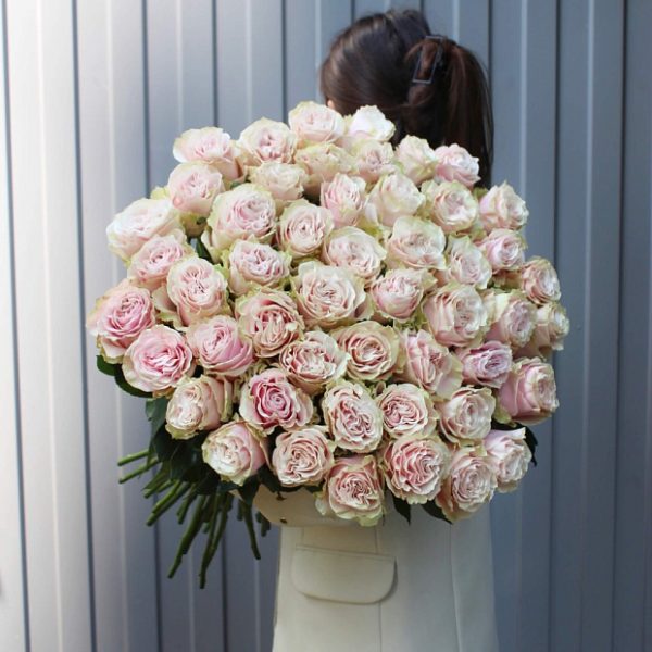 Букет из 51 розы Пинк Мондиаль